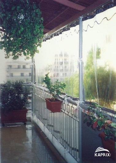 Transparent outdoor curtains in Lebanon